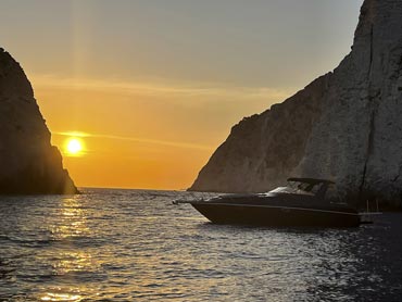 sunset cruise zakynthos